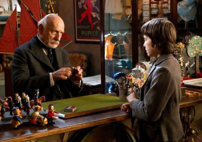 Asa Butterfield and Ben Kingsley in Hugo (2011)