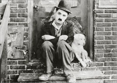 Charlie Chaplin and Scraps in A Dog's Life (1918)