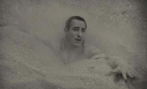 Jean Dujardin sinks into the quicksand in The Artist (2011)