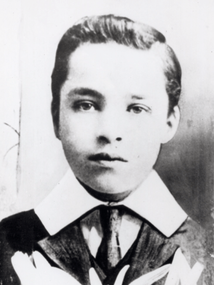 A young Charlie Chaplin, photograph from the archives of Roy Export Company Establishment 