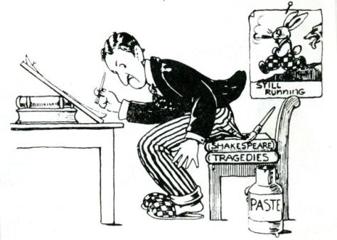 This caricature of Anson Dyer is probably a self-portrait (Source: ukanimation.blogspot.com)