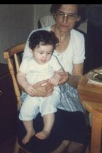 Ayse with her grandmother Ayse with her grandmother