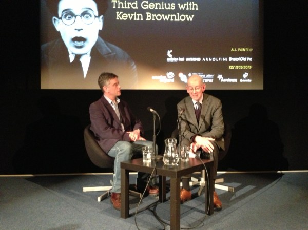 Kevin Brownlow and Christopher Stevens discuss Harold Lloyd at the Slapstick Festival