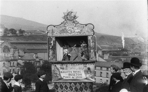 Mitchell and Kenyon's Punch & Judy Show in Halifax. 