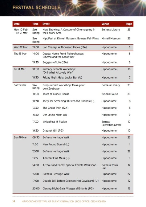 HippFest 2014 Schedule