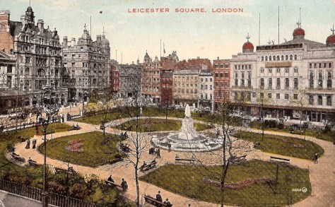 Leicester Square in 1903 (from London Filmland)