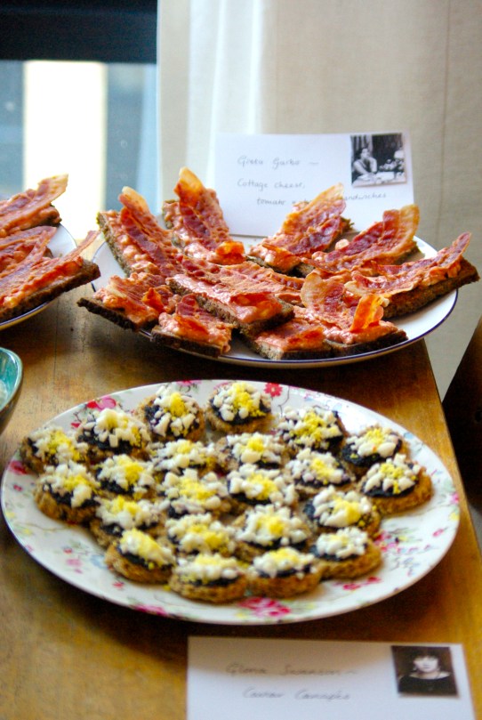 Gloria Swanson's caviar canapés and Greta Garbo's bacon sandwiches