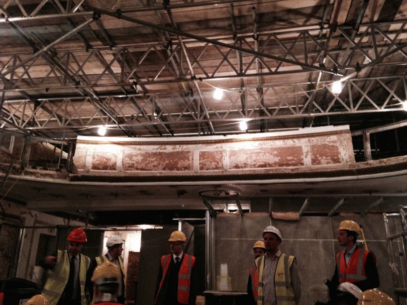 This balcony will be restored to its 1926 art deco splendour