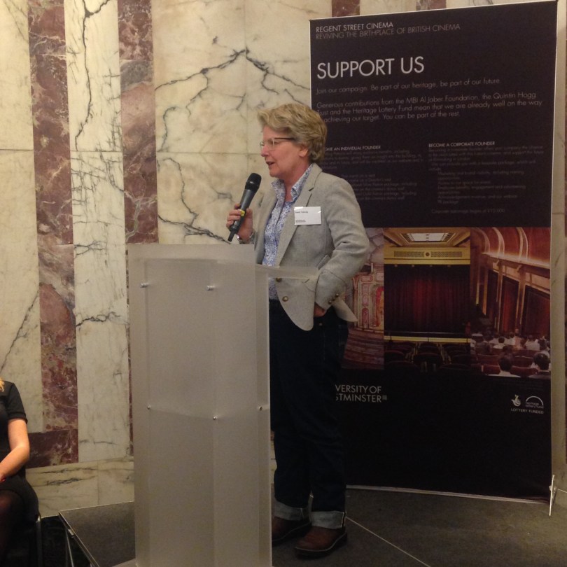 Sandi Toksvig dropped by to explain why she and her wife have "bought" seats in their name at the new cinema