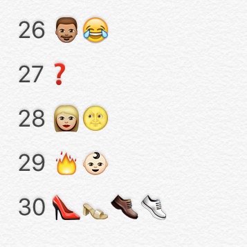 Silent film emoji quiz, part six