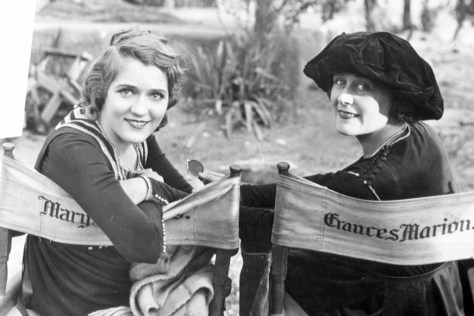 Mary Pickford and Frances Marion
