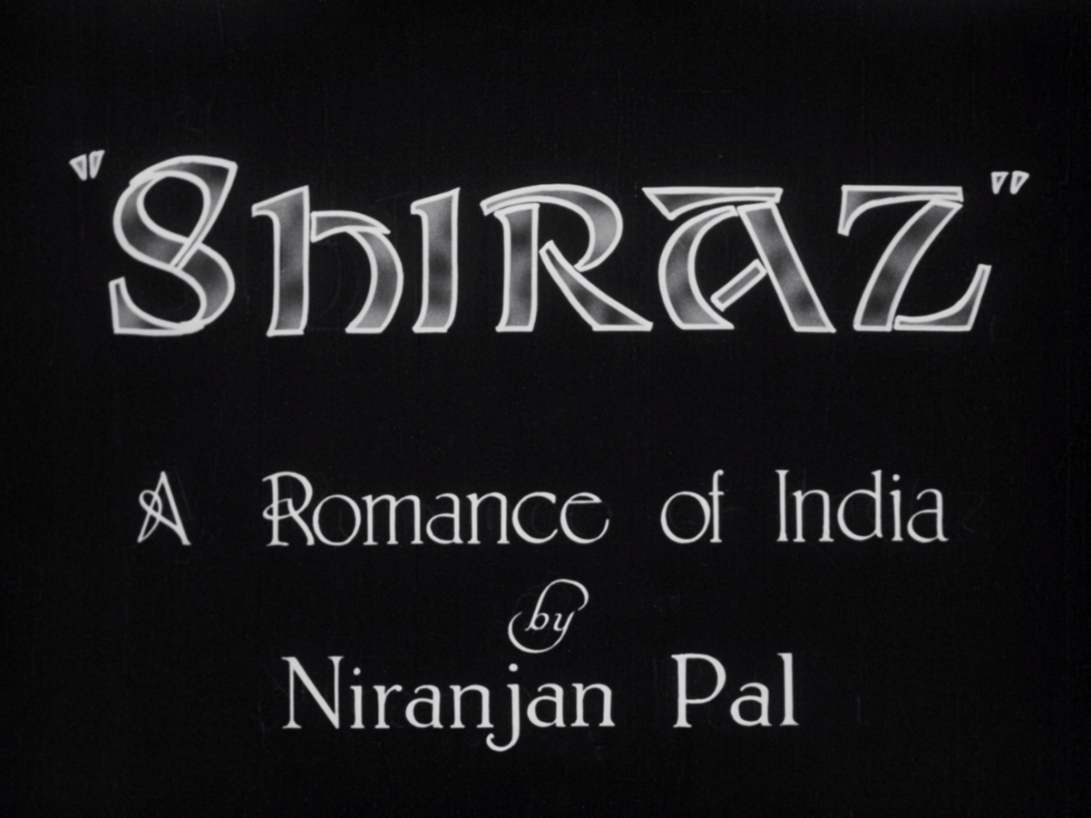 Shiraz: A Romance of India (1928, BFI National Archive)