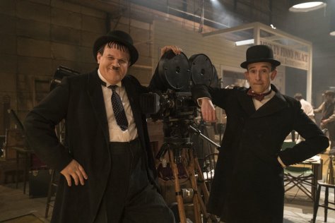 John C Reilly and Steve Coogan as Oliver Hardy and Stan Laurel in Stan & Ollie (2018)