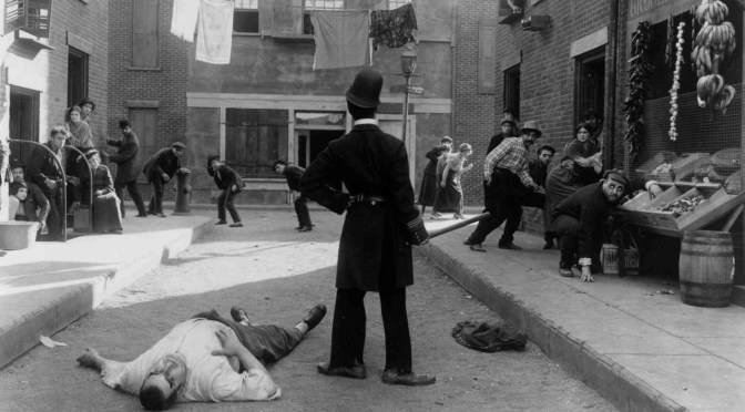 Down the Shaft, watching silent movies